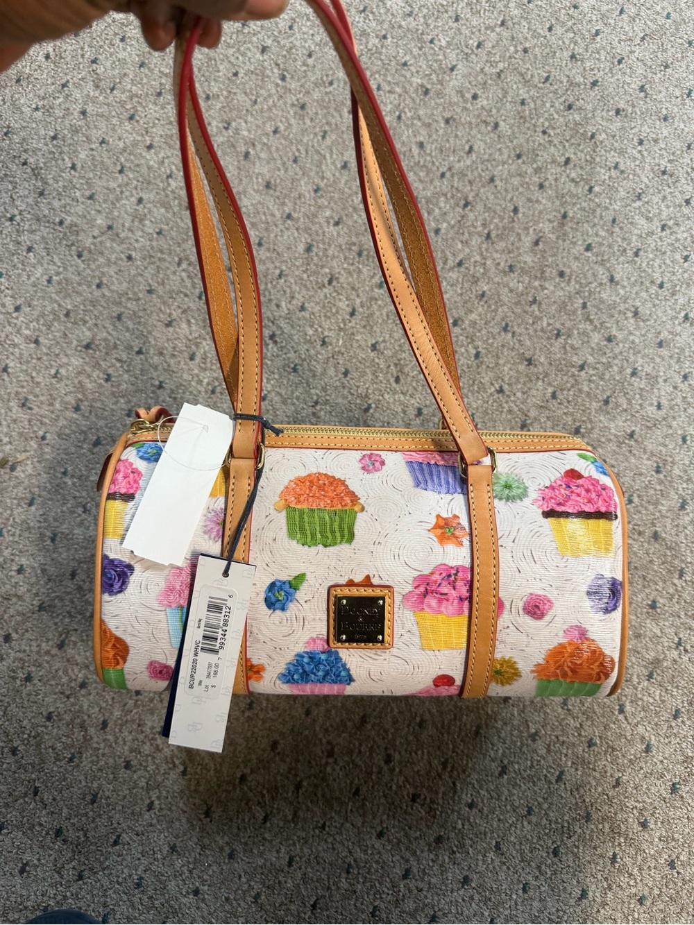 Rare Dooney and Bourke Barrel Bag Limited Edition:Cupcake